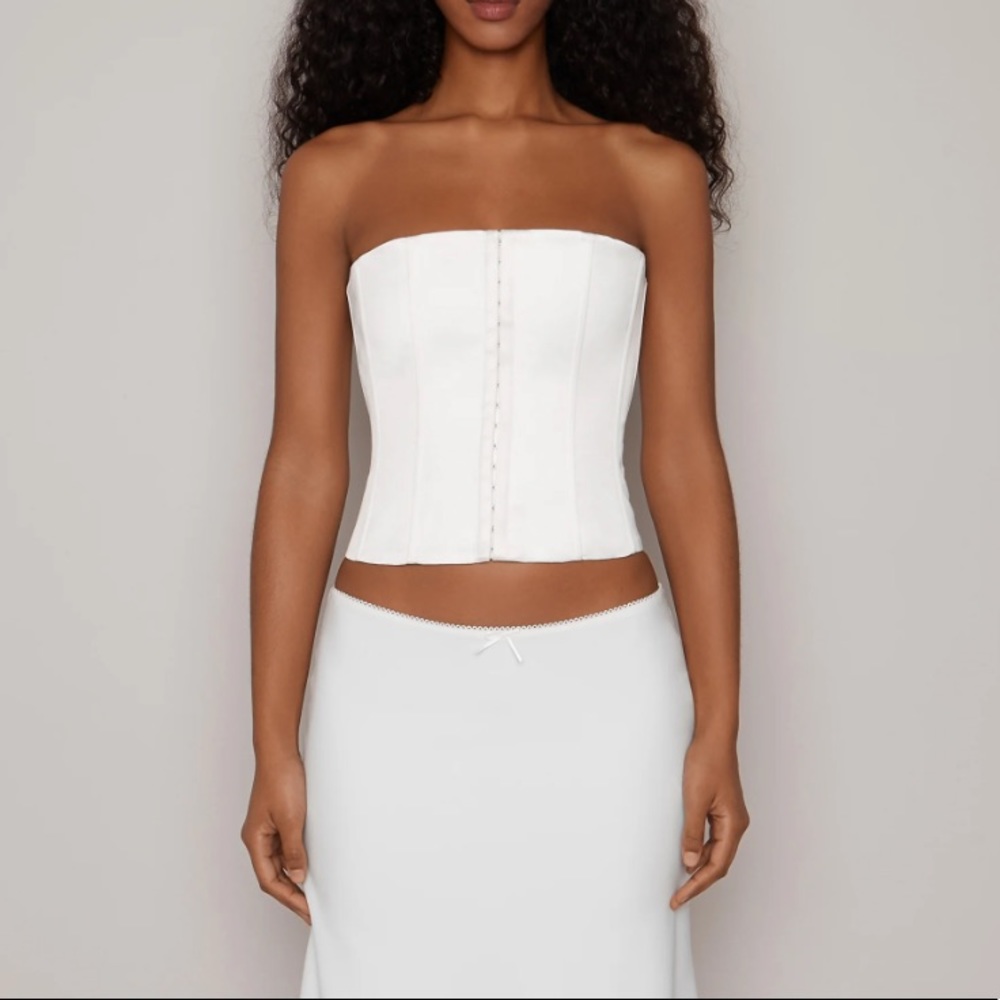 Danielle Guizio Satin Corset